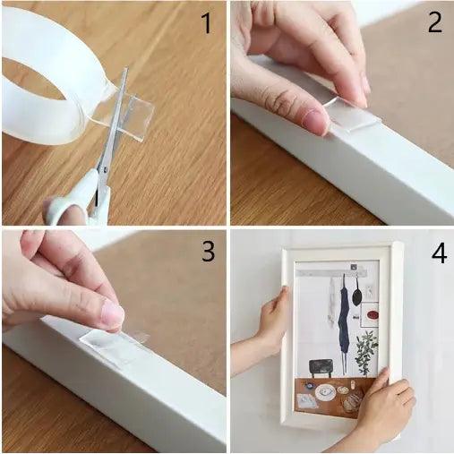 Cinta Doble Faz Transparente