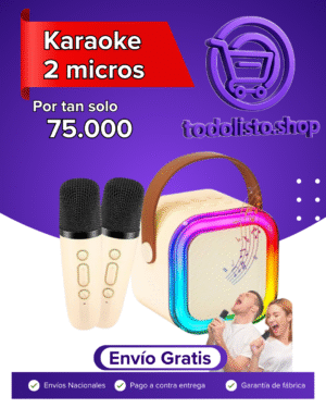 Karaoke K12 Dos Micrófonos